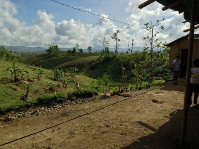 The rural setting on Panay Island.